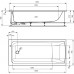 Акриловая ванна Ideal Standard CONNECT E019601