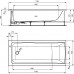 Акриловая ванна Ideal Standard CONNECT E019801