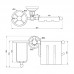 Держатель туалетной бумаги и освежителя воздуха Elghansa Praktic Chrome PRK-360