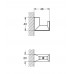 Крючок GROHE Selection Cube 40782000