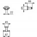 Двойной крючок для одежды Ideal Standard IOM SQUARE E2193AA