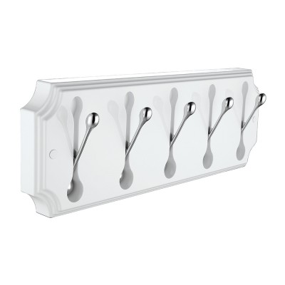 Панель с 5 крючками Elghansa Hermitage HRM-690-White/Chrome