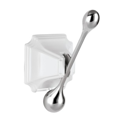 Крючок одинарный Elghansa Hermitage HRM-900-White/Chrome