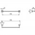 Полотенцедержатель Ideal Standard IOM SQUARE E2196AA