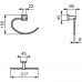 Полотенцедержатель "Кольцо" Ideal Standard IOM SQUARE E2202AA