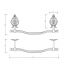 Полотенцедержатель 45 см. Migliore Elisabetta ML.ELB-60.121.CR