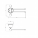 Полотенцедержатель 2-й поворотный 20 см. Migliore Provance ML.PRO-60.524.BR