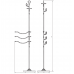 Стойка высокая (вешалка) Migliore Edera ML.EDR-60.345.CR