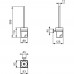 Туалетная щетка с держателем Ideal Standard IOM SQUARE E2194AA