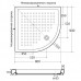 Поддон душевой (угловой) Migliore ML.PDA-28.090.BI