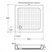 Поддон душевой Migliore ML.PDQ-28.370.BI