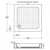 Поддон душевой Migliore ML.PDQ-28.380.BI