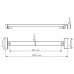 Фиксатор для стеклянной шторки Wasserkraft Berkel D162