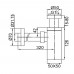Сифон для раковины бутылочный Veragio Sbortis, хром VR.SBR-8114.CR