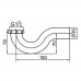 Сифон P-образный для ванны Veragio Sbortis, латунь VR.SBR-8334.BS