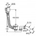 Слив-перелив для ванны Kludi Rotexa 2000 214040500