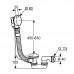 Слив-перелив для ванны Kludi Rotexa 2000 214090500