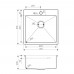Мойка кухонная Omoikiri Akisame 51-IN нержавеющая сталь 4973438