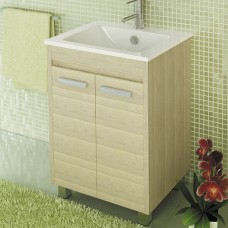 Тумба-умывальник COMFORTY "Марио-60" сосна лоредо с раковиной "Quadro 60" 00003131980