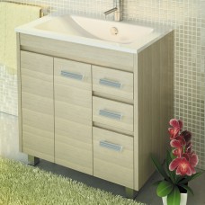 Тумба-умывальник COMFORTY "Марио-75" сосна лоредо с раковиной "Quadro 75" 00004136349