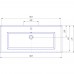 Тумба под раковину Sanflor Ванесса 105/2 индиго С0002146