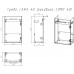 Тумба под раковину Cersanit Lara 40 белый SP-SZ-LARA-CO40/Wh