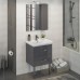 Зеркало-шкаф COMFORTY "Рим-60" серый 00003132546