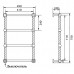 Полотенцесушитель электрический Migliore Edera SX ML.EDR-EL.100.CR