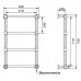 Полотенцесушитель электрический Migliore Edera DX ML.EDR-EL.101.CR