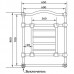 Полотенцесушитель электрический Migliore Edward SX ML.EDW-EL.500.BR